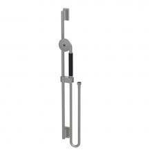 Rubinet 4GRT0SNBK - Adjustable Slide Bar With Hand Held Shower Assembly