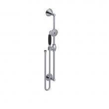 Rubinet 4GRV0CHMB - Adjustable Slide Bar With Hand Held Shower Assembly