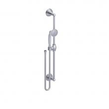 Rubinet 4GRV0SCWH - Adjustable Slide Bar With Hand Held Shower Assembly