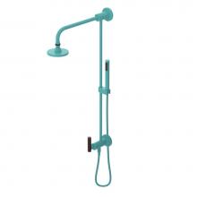 Rubinet 4UGN1AQBD - Bar With Inlet At Diverter. Includes Lasalle Shower Head, 12'' Shower Arm, 30'&apos