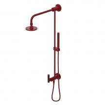 Rubinet 4UGN1MRBD - Bar With Inlet At Diverter. Includes Lasalle Shower Head, 12'' Shower Arm, 30'&apos