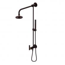 Rubinet 4UGN1OBABM - Bar With Inlet At Diverter. Includes Lasalle Shower Head, 12'' Shower Arm, 30'&apos