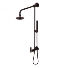 Rubinet 4UGN1OBNB - Bar With Inlet At Diverter. Includes Lasalle Shower Head, 12'' Shower Arm, 30'&apos