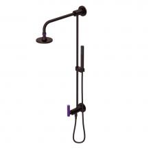 Rubinet 4UGN1OBPH - Bar With Inlet At Diverter. Includes Lasalle Shower Head, 12'' Shower Arm, 30'&apos