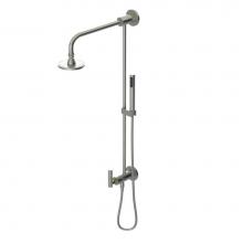 Rubinet 4UGN1SNNB - Bar With Inlet At Diverter. Includes Lasalle Shower Head, 12'' Shower Arm, 30'&apos