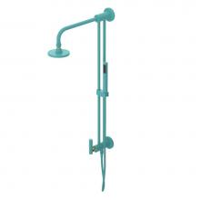 Rubinet 4UGN2AQGD - Bar With Inlet At Shower Head. Includes Lasalle Shower Head, 12'' Shower Arm, 30'&a