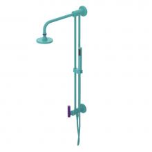 Rubinet 4UGN2AQPH - Bar With Inlet At Shower Head. Includes Lasalle Shower Head, 12'' Shower Arm, 30'&a