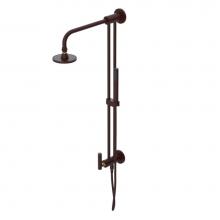 Rubinet 4UGN2BDNB - Bar With Inlet At Shower Head. Includes Lasalle Shower Head, 12'' Shower Arm, 30'&a