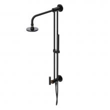 Rubinet 4UGN2BKABM - Bar With Inlet At Shower Head. Includes Lasalle Shower Head, 12'' Shower Arm, 30'&a