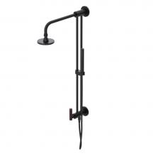 Rubinet 4UGN2MBBD - Bar With Inlet At Shower Head. Includes Lasalle Shower Head, 12'' Shower Arm, 30'&a