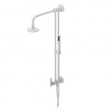 Rubinet 4UGN2MWGD - Bar With Inlet At Shower Head. Includes Lasalle Shower Head, 12'' Shower Arm, 30'&a