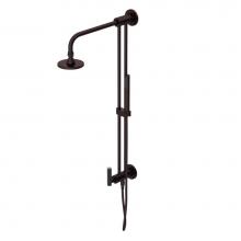 Rubinet 4UGN2OBBK - Bar With Inlet At Shower Head. Includes Lasalle Shower Head, 12'' Shower Arm, 30'&a