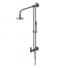 Rubinet 4UGN2PNMR - Bar With Inlet At Shower Head. Includes Lasalle Shower Head, 12'' Shower Arm, 30'&a