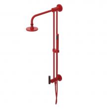 Rubinet 4UGN2RDBD - Bar With Inlet At Shower Head. Includes Lasalle Shower Head, 12'' Shower Arm, 30'&a