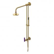 Rubinet 4UGN2SBPH - Bar With Inlet At Shower Head. Includes Lasalle Shower Head, 12'' Shower Arm, 30'&a