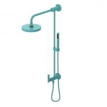 Rubinet 4UGN3AQNB - Bar With Inlet At Diverter. Includes Lasalle Shower Head, 12'' Shower Arm, 30'&apos