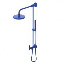 Rubinet 4UGN3BJMR - Bar With Inlet At Diverter. Includes Lasalle Shower Head, 12'' Shower Arm, 30'&apos