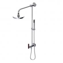 Rubinet 4UGN3CHBD - Bar With Inlet At Diverter. Includes Lasalle Shower Head, 12'' Shower Arm, 30'&apos