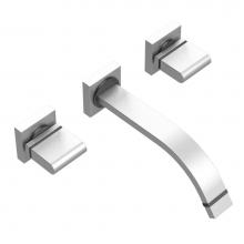 Rubinet T1GRTQMBCH - Wall Mount Lav Set (Less Drain) Trim Only