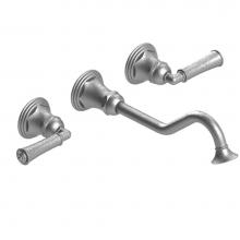 Rubinet T1GRV2LGDGD - Wall Mount Lav Set With Extended Spout 10 1/2'' (Less Drain) Trim Only