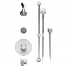 Rubinet T26HORGDGD - Temperature Control Shower With Two Way Diverter & Shut-Off, With One Seperate Volume Control,