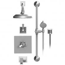 Rubinet T27HXLCHCH - Temperature Control Shower With Two Way Diverter & Shut-Off, With One Seperate Volume Control,