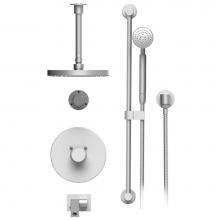 Rubinet T28HORGDGD - Temperature Control Shower With Two Way Diverter & Shut-Off, With One Seperate Volume Control,