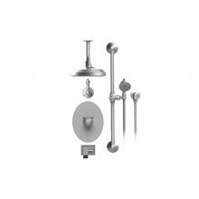 Rubinet T28RMLCHCH - Temperature Control Shower With Two Way Diverter & Shut-Off, With One Seperate Volume Control,