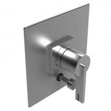 Rubinet T2YRTLBKSN - Pressure Balance Shower Valve With Stops & Two Way Diverter, Trim Only