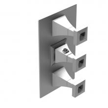 Rubinet T4SICQPNCL - Temperature Control Valve With Stops & Two Volume Controls Trim Only