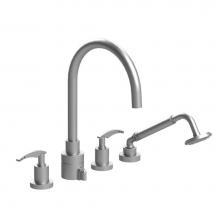 Rubinet T5HLALABAB - Trim Roman Tub 4 Pc W/Hhs