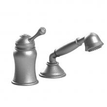 Rubinet T5RFMLCHCH - Pressure Balance Deck Mount Mixing Valve With Hand Held Shower Trim Only