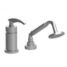 Rubinet T5RLALCHCH - Pressure Balance Deck Mount Mixing Valve With Hand Held Shower Trim Only