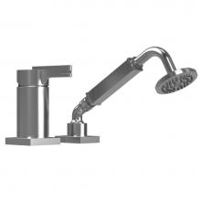 Rubinet T5RRTLBKBK - Pressure Balance Deck Mount Mixing Valve With Hand Held Shower Trim Only