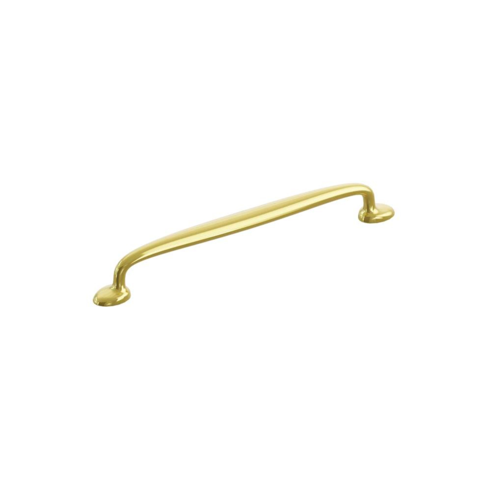 Avenue, Cabinet Pull 8'' cc, Unlacquered Brass