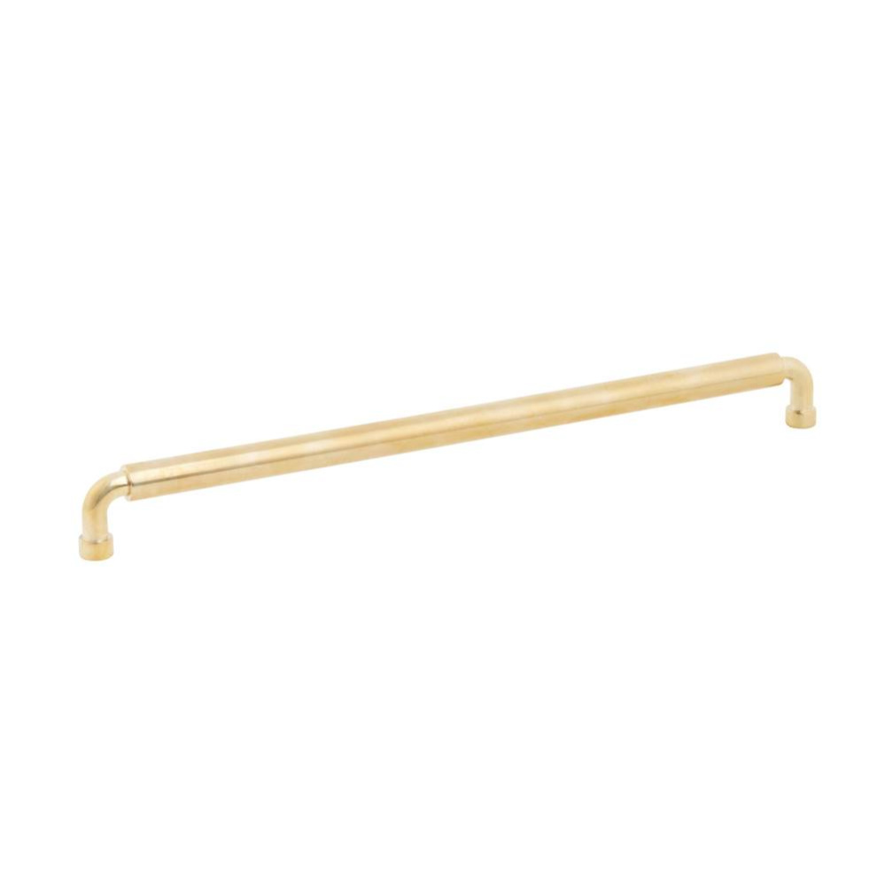 NOHO, Cabinet Pull, Round, 12'' cc, Unlacquered Brass