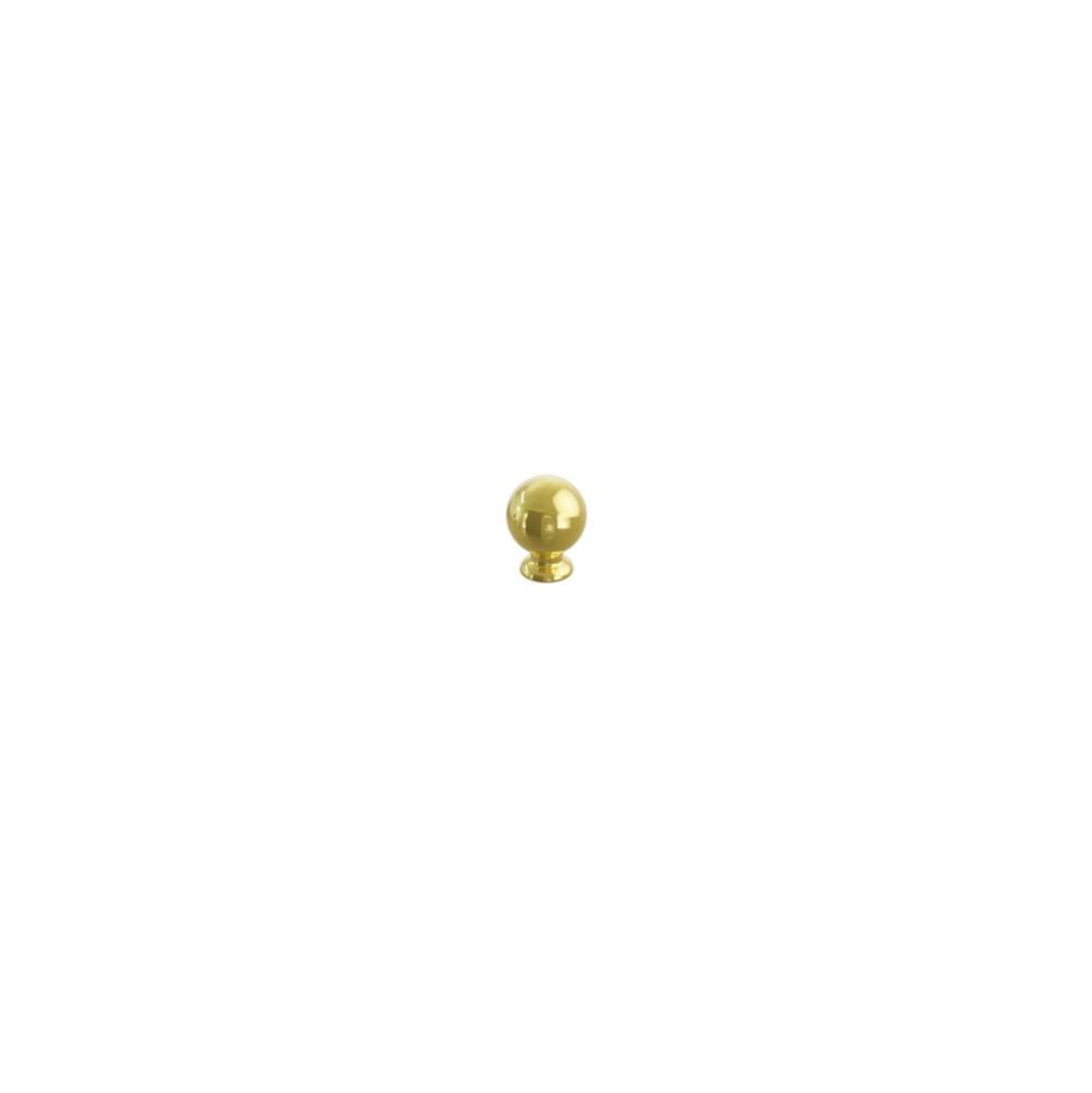 Avenue, Cabinet Knob, Round, 1'', Unlacquered Brass