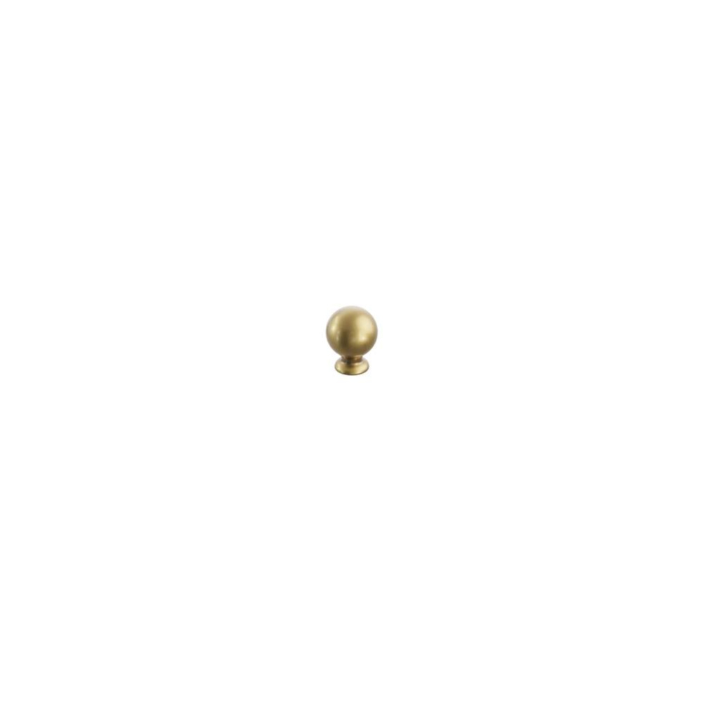 Avenue, Cabinet Knob, Round, 1'', Vintage Brass