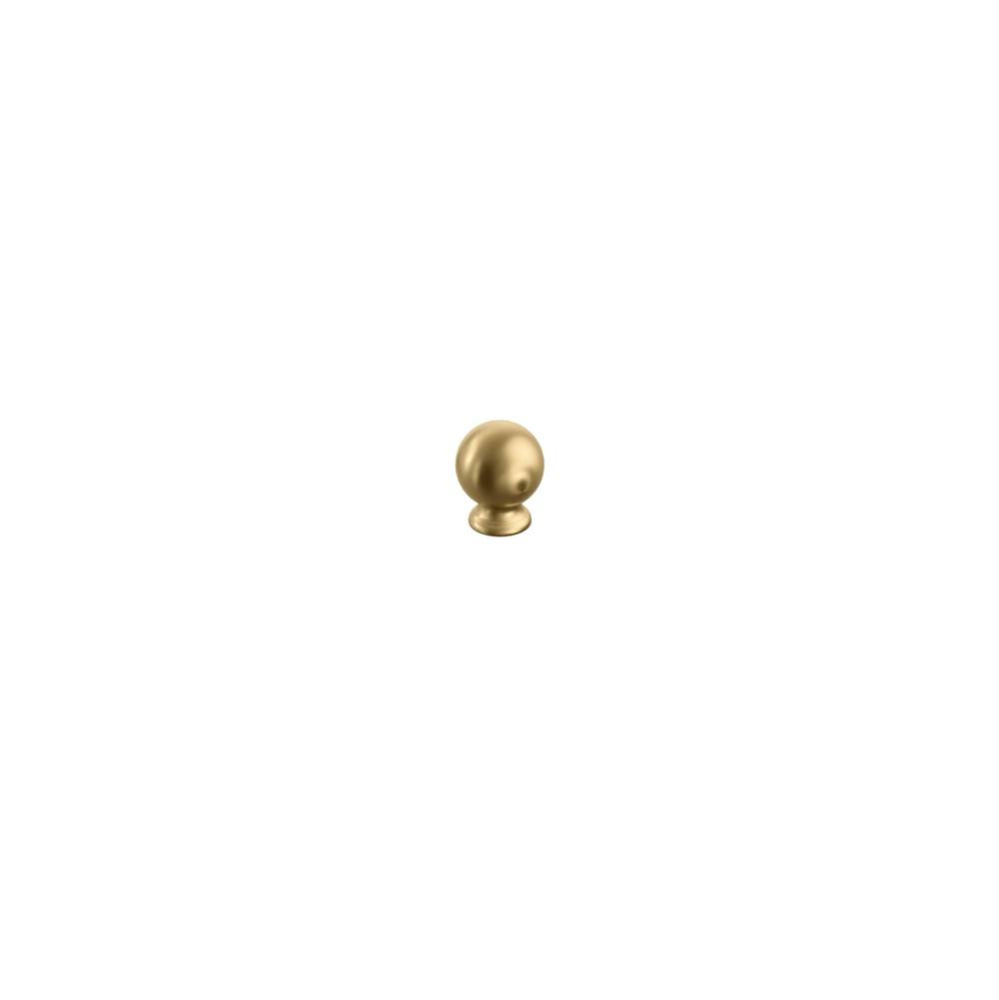 Avenue, Cabinet Knob, Round, 1-1/4'', Satin Brass