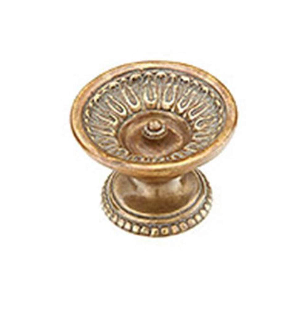 Knob, Monticello Brass, 2-1/8'' dia