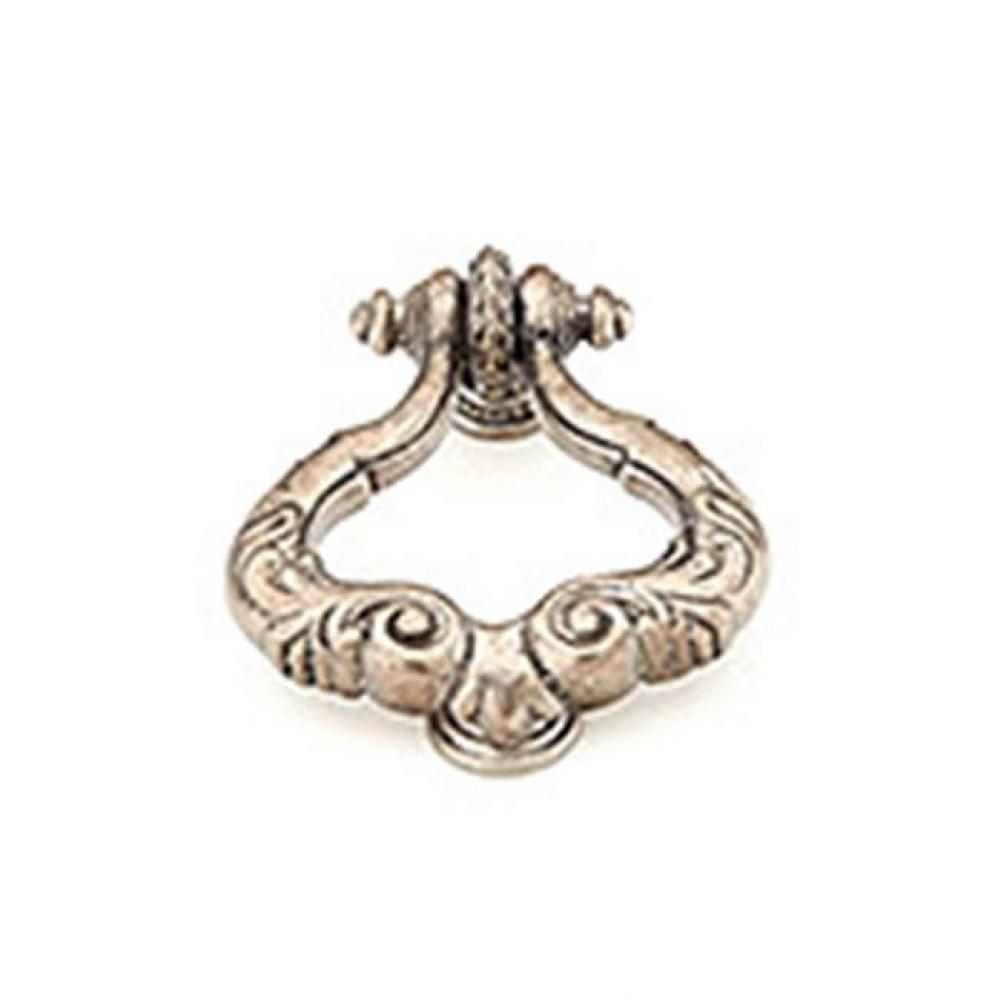 Ring Pull with protector plate, Monticello Silver