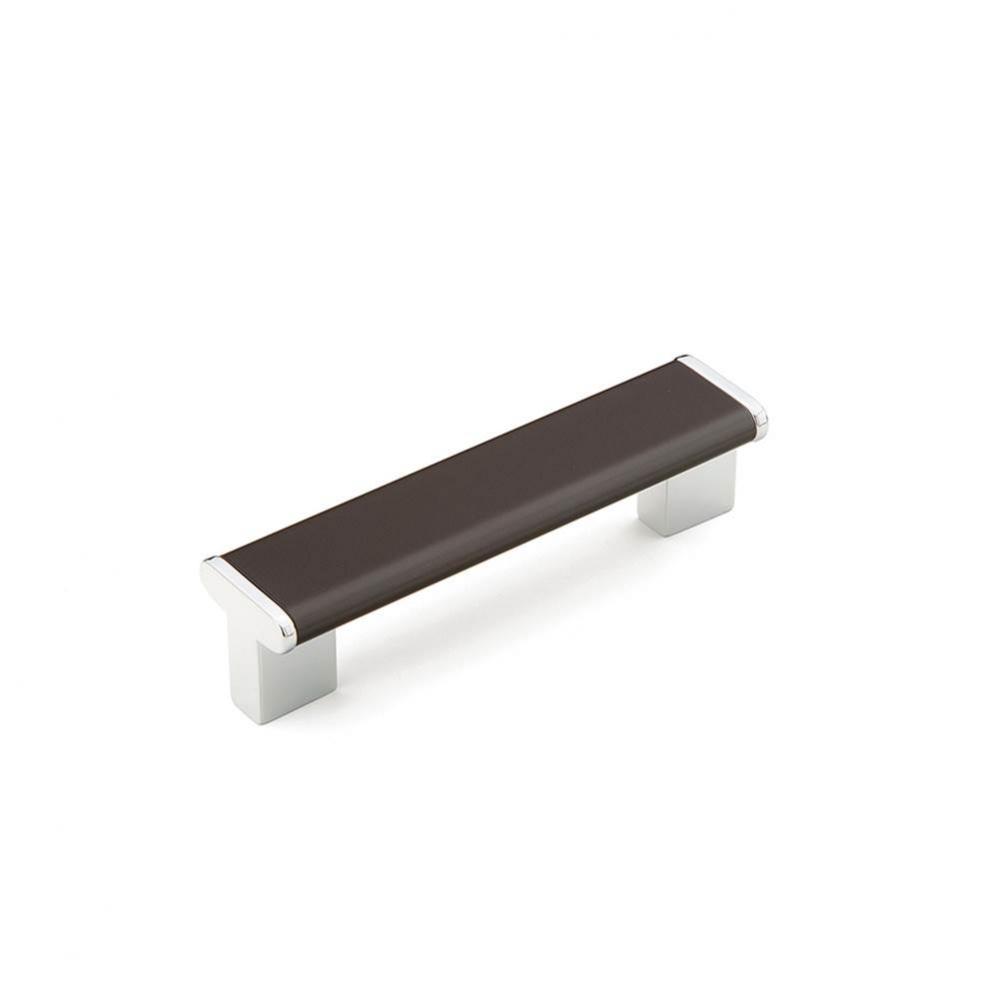 Pull, Espresso Brown/Polished Chrome, 128 mm cc