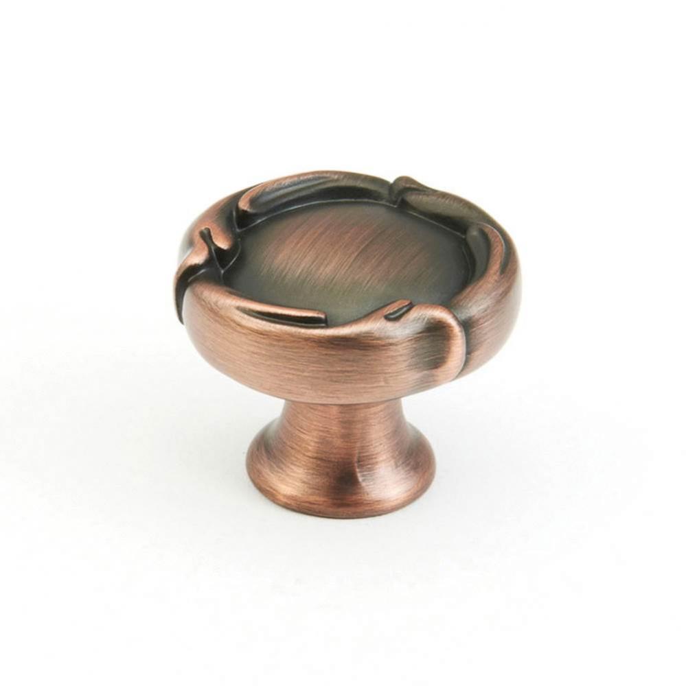 Knob, Round, Empire Bronze, 1-5/16'' dia