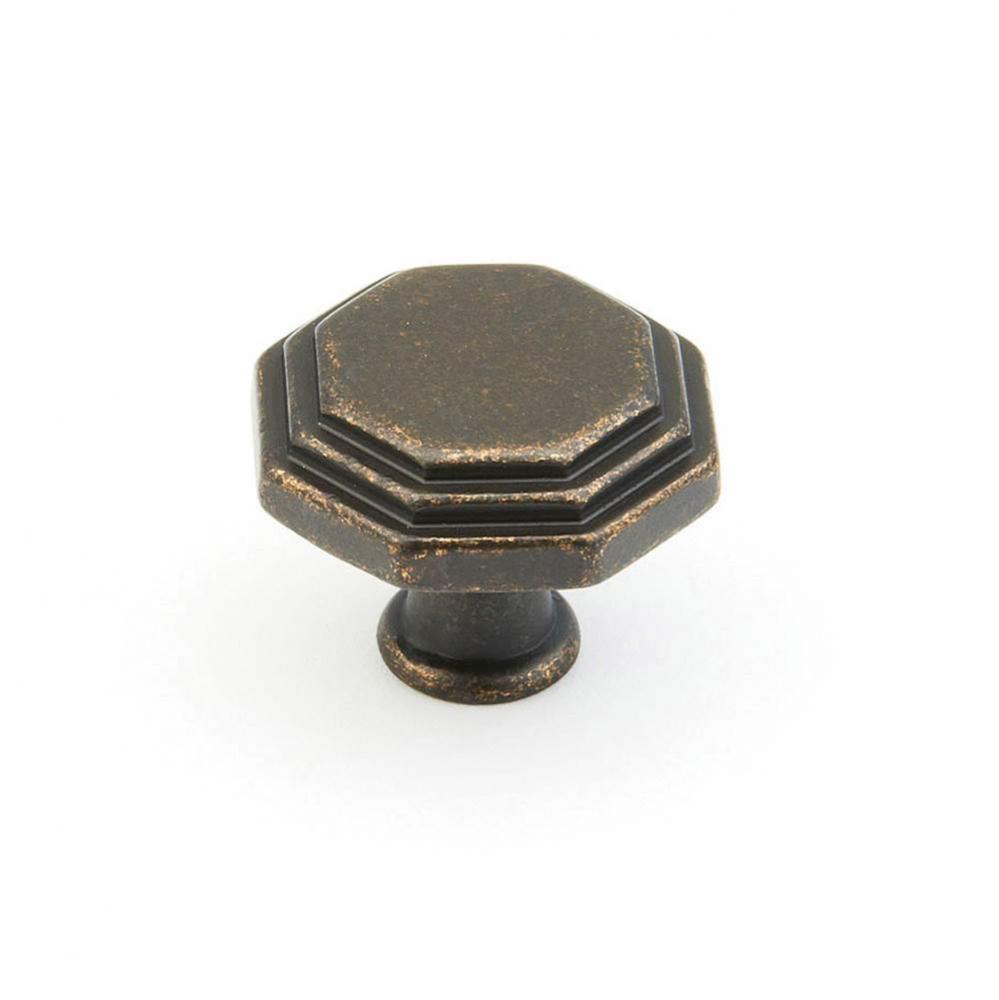 Knob, Dark Firenza Bronze, 1-1/8'' dia