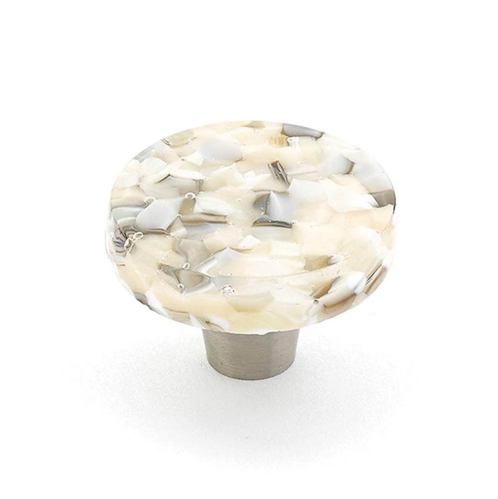 Knob, Round, Sable Pebbles, 1-1/2'' dia