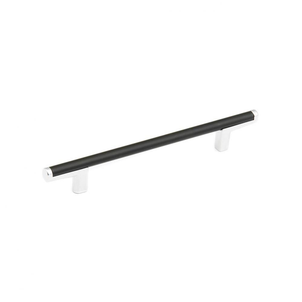 Pull, Matte Black/Polished Chrome 224 mm cc