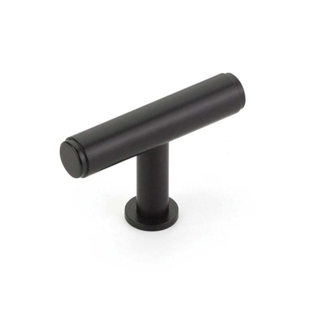 Pub House, T-Knob, Matte Black, 2''