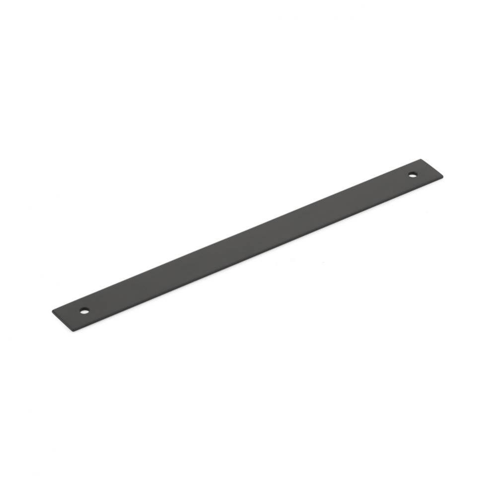 Pub House, Backplate for Pull, Matte Black, 8'' cc