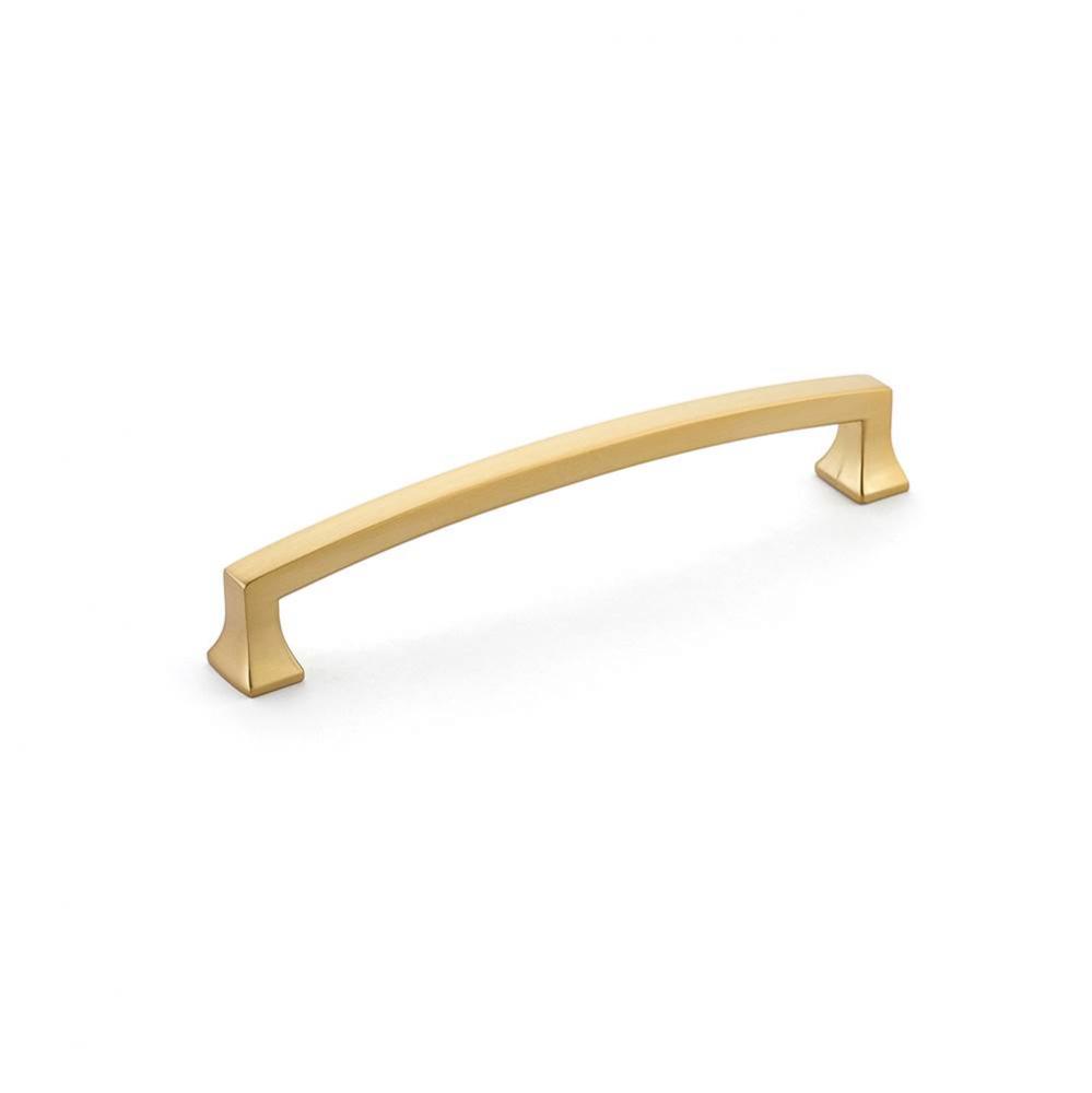 Pull, Arched, Signature Satin Brass, 6'' cc