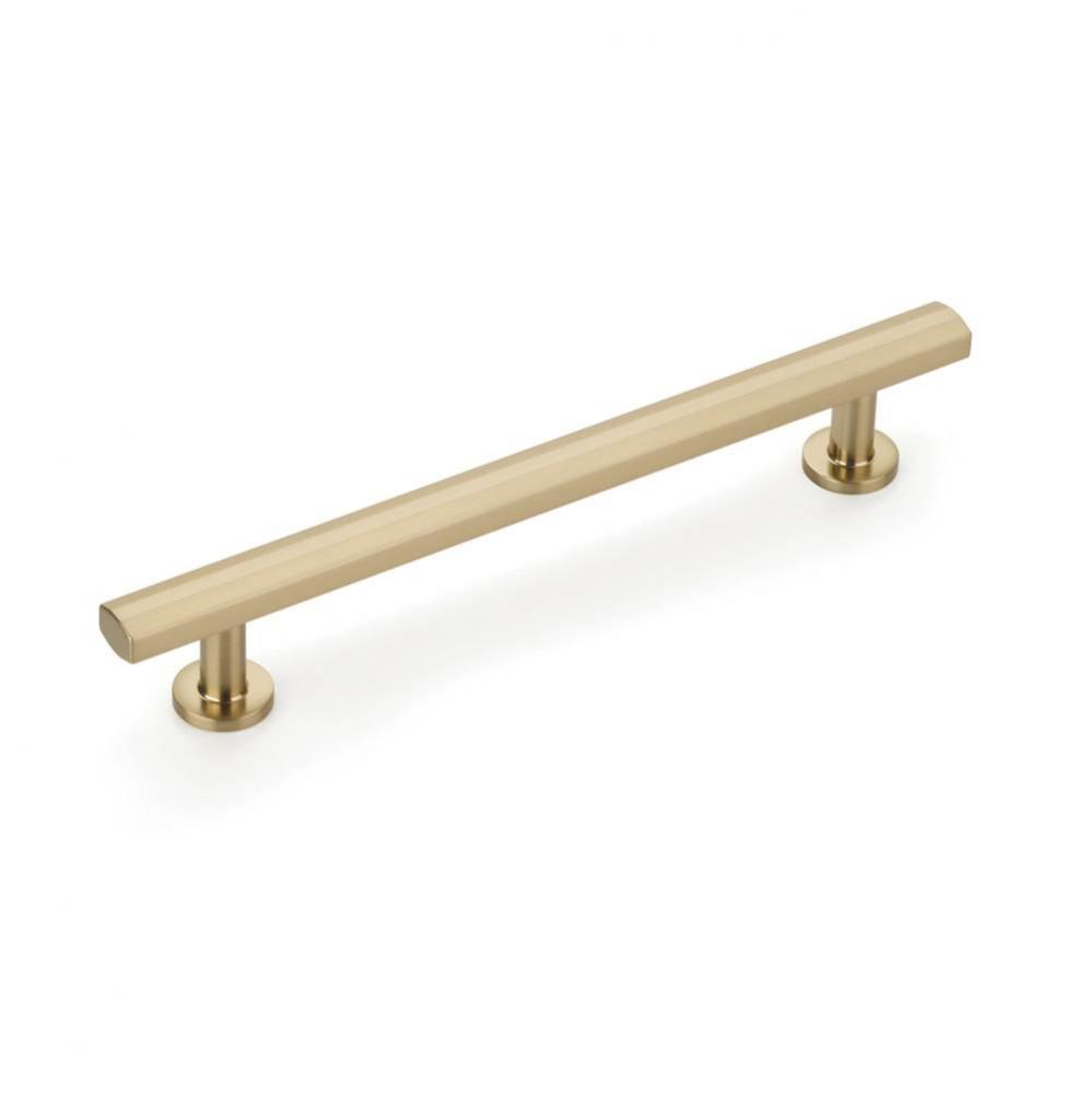 Pull, Signature Satin Brass, 6'' cc